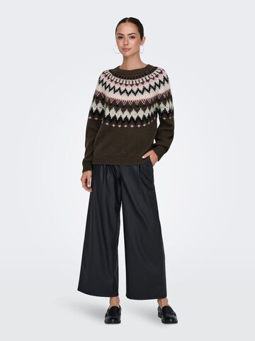 JDY - Pullover 'JDYKinsley' em castanho