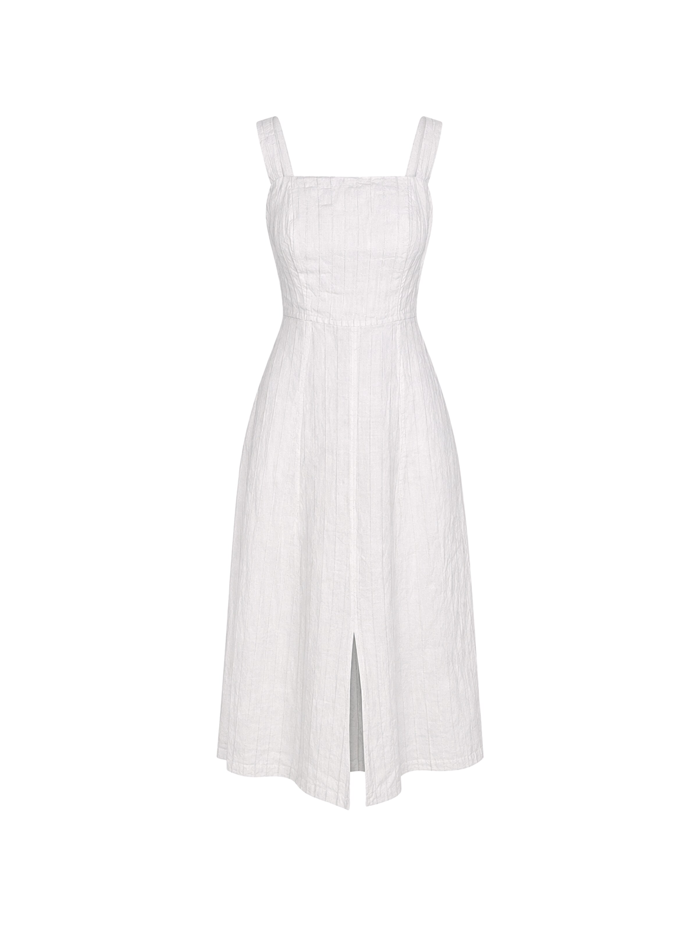 Haris Cotton Kleid 'Haris'‌‌‌‌‌‌‌‌‌‌ in Weiß: Vorderseite