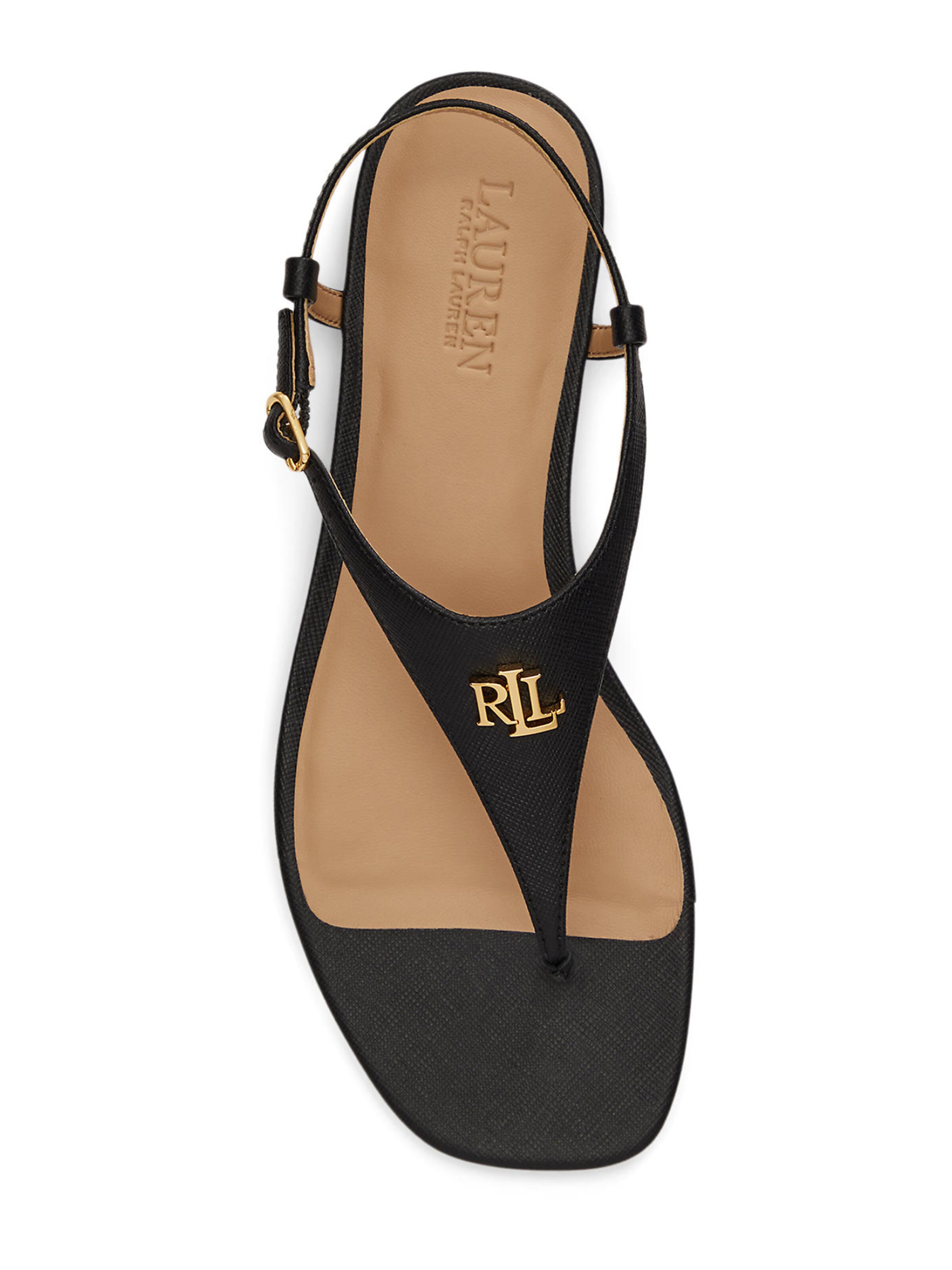 melns Lauren Ralph Lauren Iešļūcenes ar pirkstu atdalītāju 'EVERLEY'