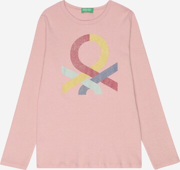 UNITED COLORS OF BENETTON Shirt in Pink: front