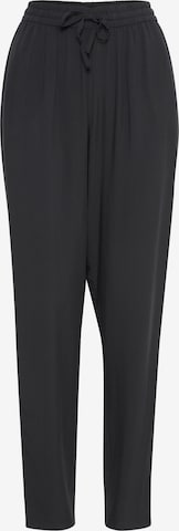 b.young Tapered Pants in Black: front