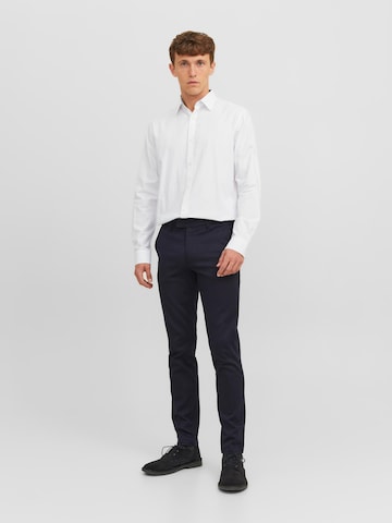 JACK & JONES Comfort fit Koszula 'Belfast' w kolorze biały