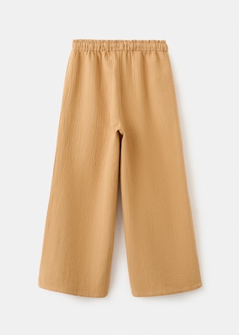 MANGO KIDS Loose fit Pants 'Mika' in Yellow