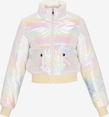 MYMO - Casaco meia-estação em branco: frente