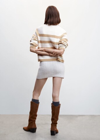 MANGO Sweater 'Merlin' in Beige