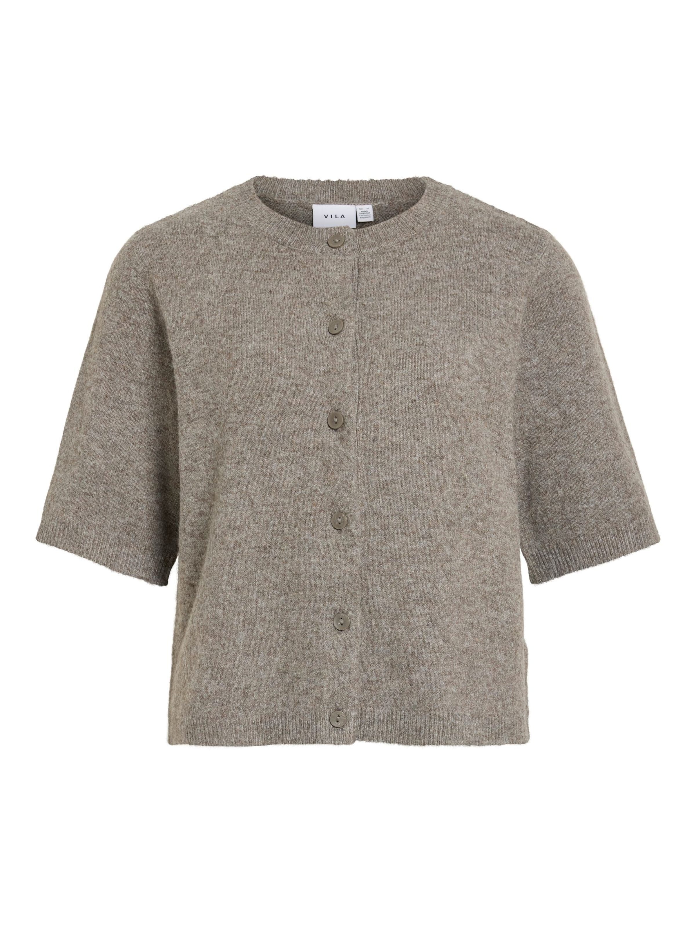 VILA - Cárdigan 'VILiga' en gris: frente