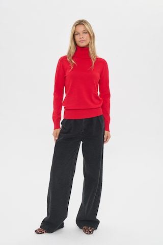 SAINT TROPEZ Sweater 'Mila' in Red