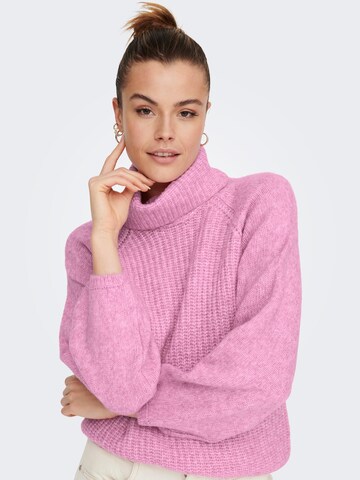 JDY Sweter 'Silja' w kolorze fioletowy