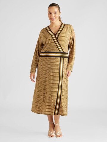 Robe Michael Kors Plus en jaune : devant