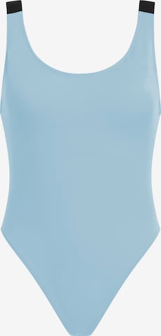 mėlyna Calvin Klein Swimwear Marškinėliai Maudymosi kostiumėlis: priekis