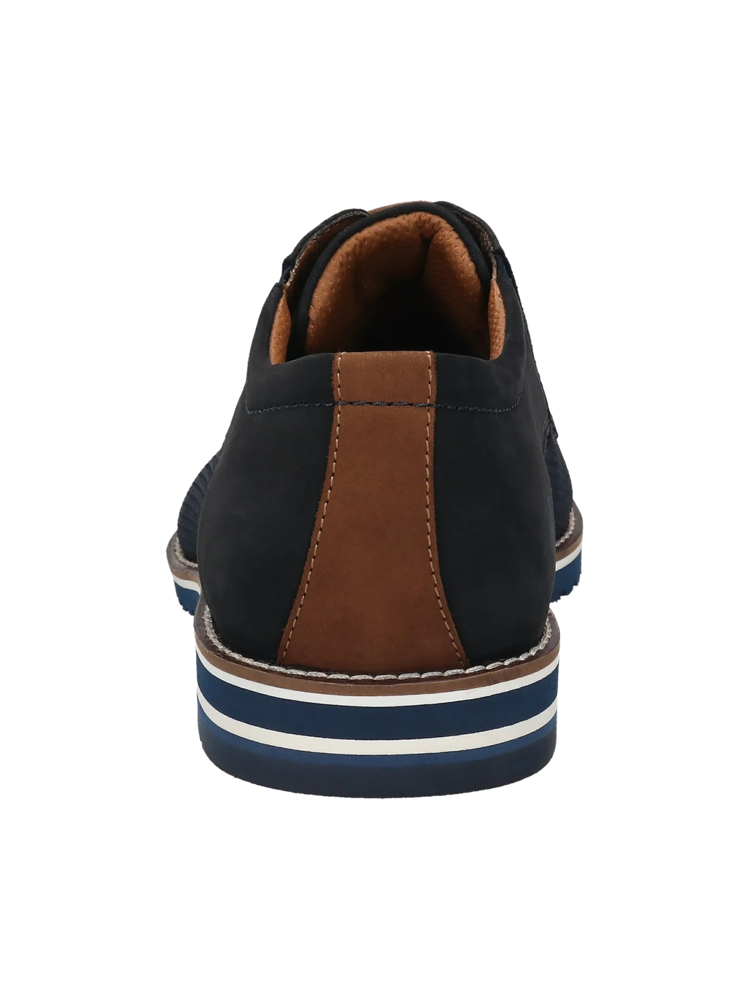 Chaussure à lacets SALAMANDER en bleu