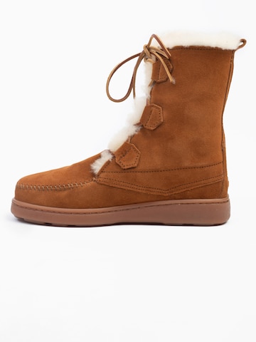 Minnetonka Stiefelette 'Juniper' in Braun