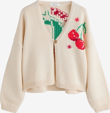 Next Neuletakki värissä beige: etupuoli