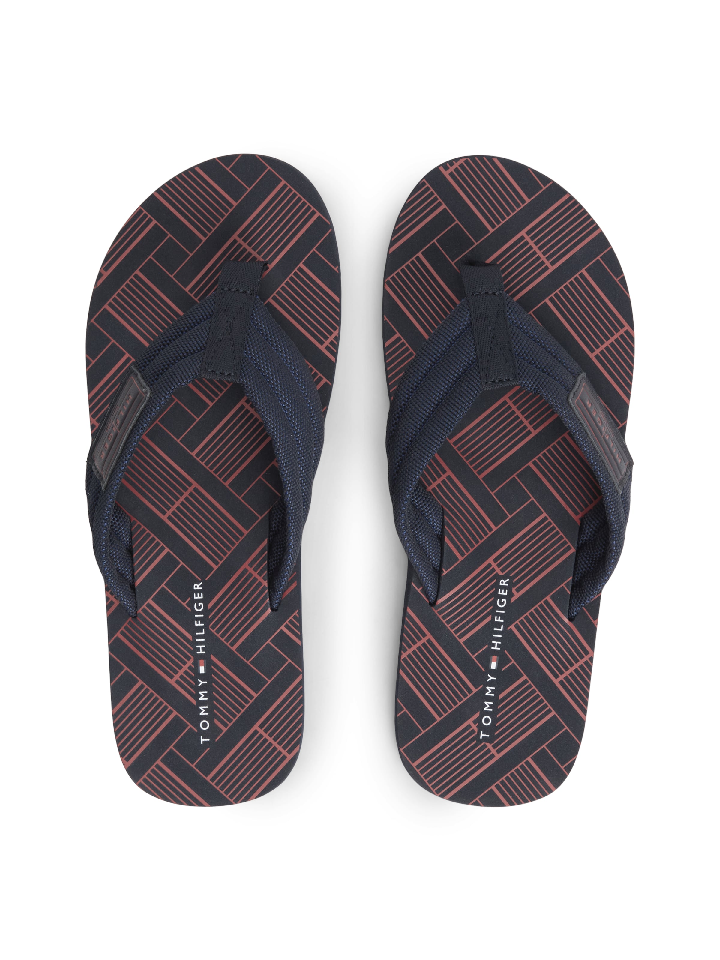 TOMMY HILFIGER T-bar sandals in Blue