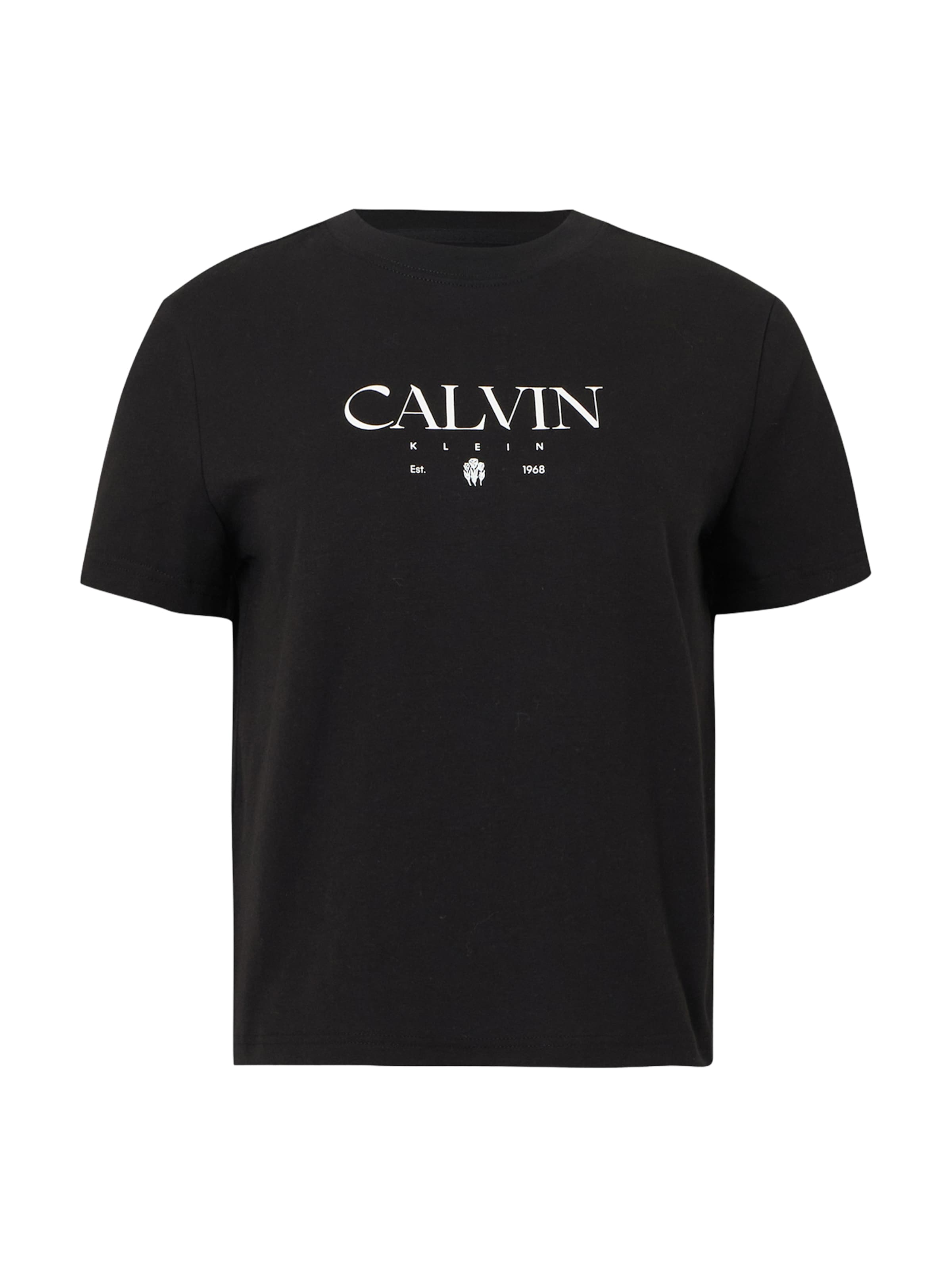 Calvin Klein Jeans Футболка в Черный: спереди