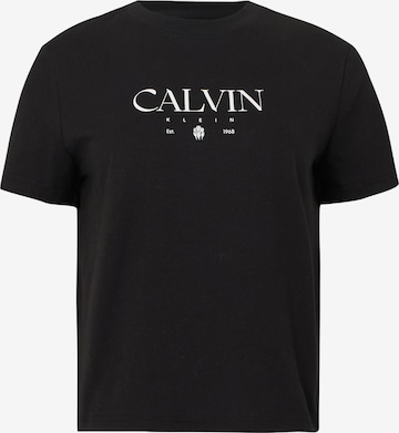 Calvin Klein Jeans Футболка в Черный: спереди