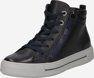 ARA Sneakers hoog 'Courtyard' in Blauw: voorkant