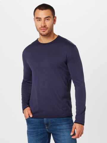 UNITED COLORS OF BENETTON Sweater in Blue: front