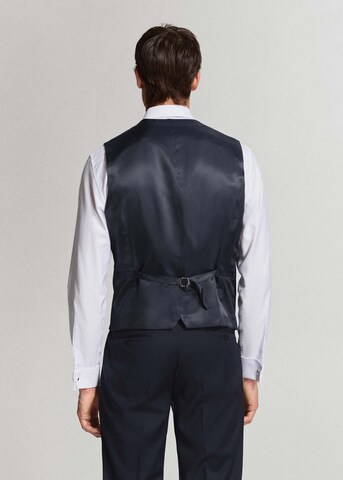 MANGO MAN Suit Vest 'Turin' in Blue