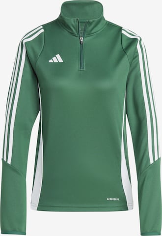 ADIDAS PERFORMANCE Sportsweatshirt 'Tiro 24' in Grün: Vorderseite