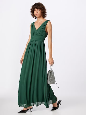 VILA فستان سهرة 'Milina' بلون أخضر