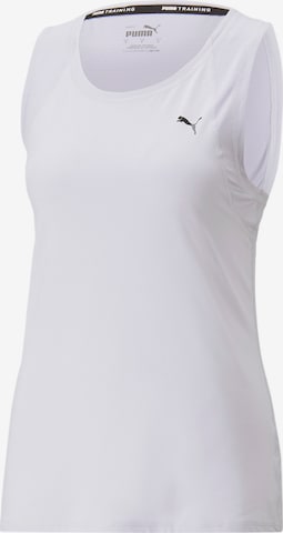 PUMA - Top desportivo em roxo: frente