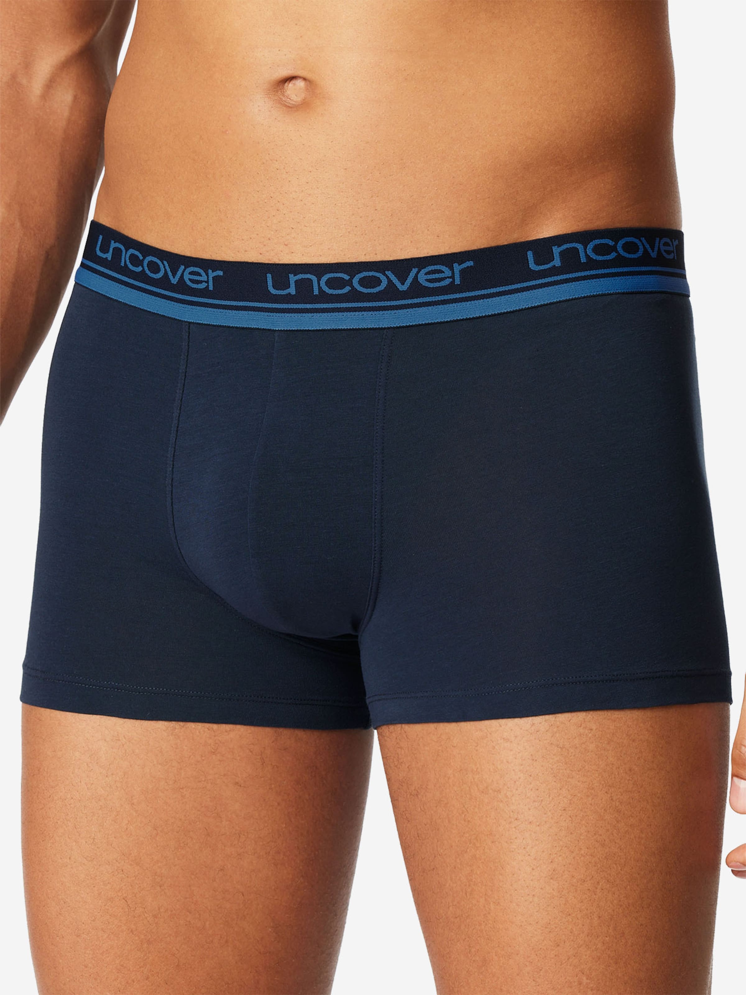 Boxers ' Cotton Series ' uncover by SCHIESSER en bleu : devant