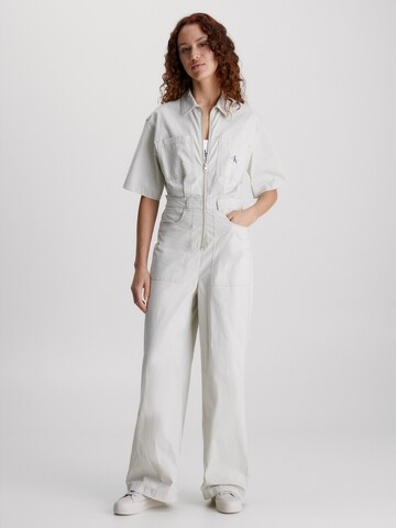 Calvin Klein Jeans Jumpsuit in Grijs: voorkant