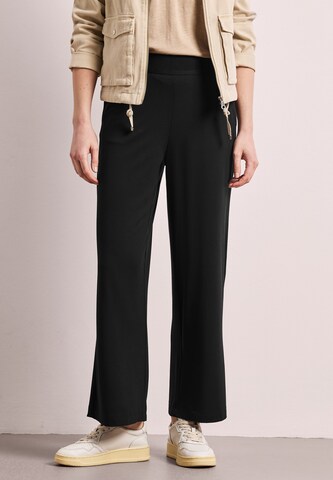 STREET ONE Loosefit Hose in Schwarz: Vorderseite