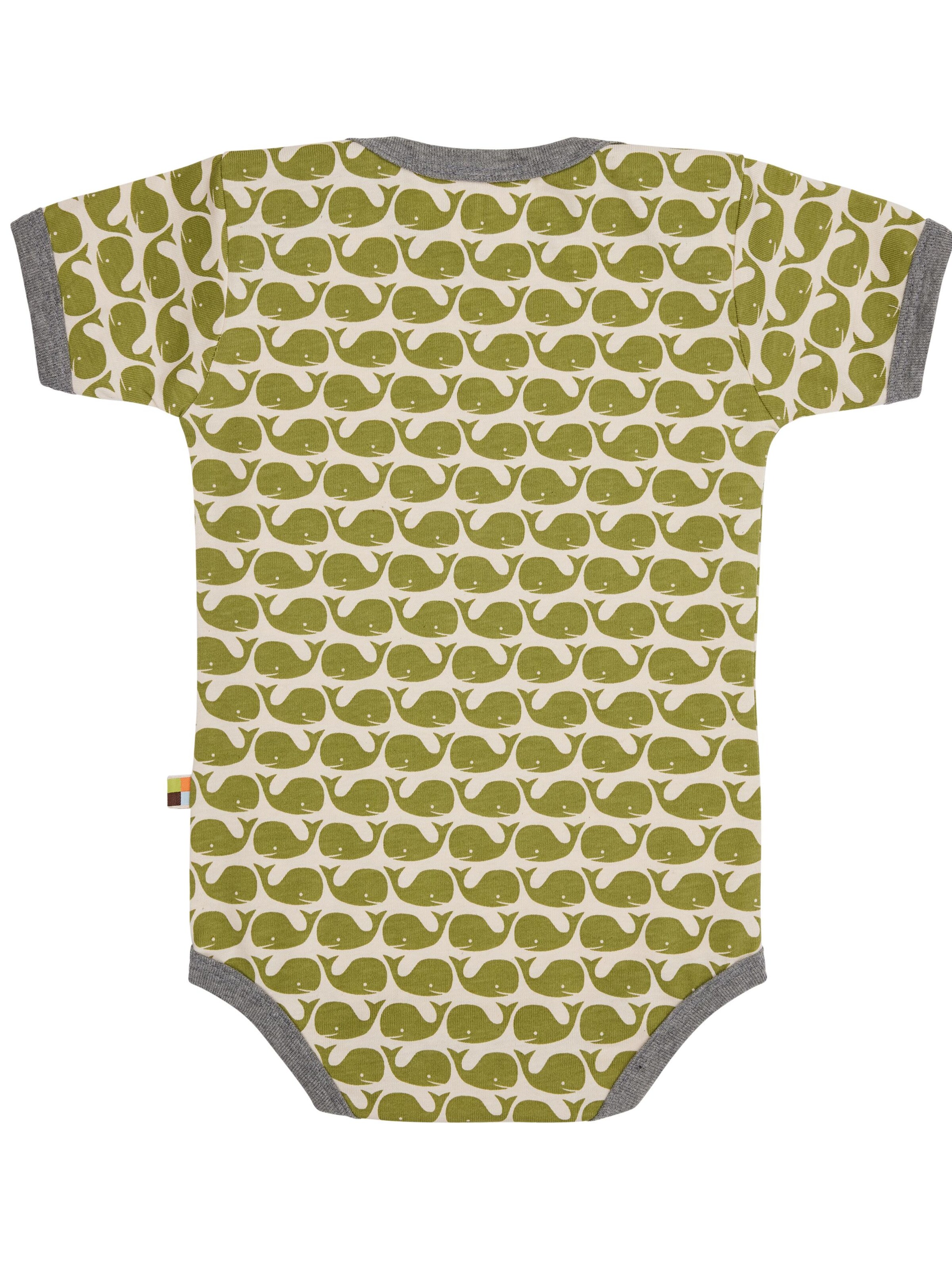 loud + proud Romper/Bodysuit 'Wale' in Green