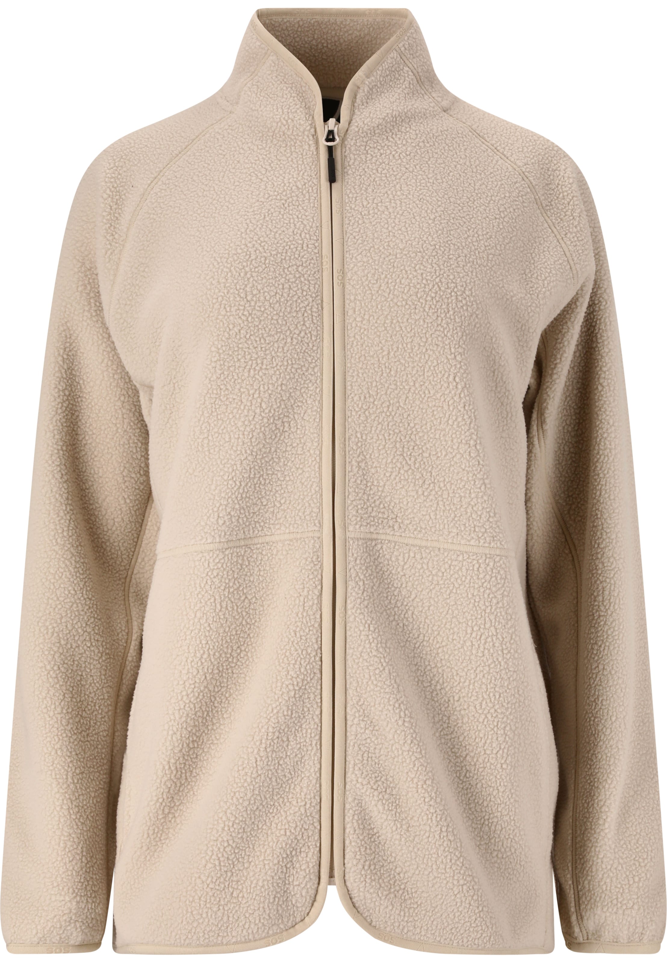 SOS Fleecejacke 'Triglav' in Beige: Vorderseite