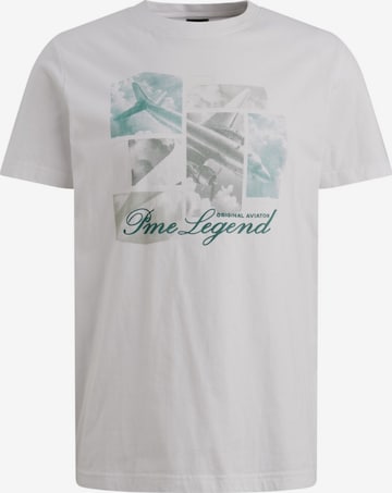 T-Shirt 'PME Legend - Heren t-shirt' Pme-Legend en blanc : devant