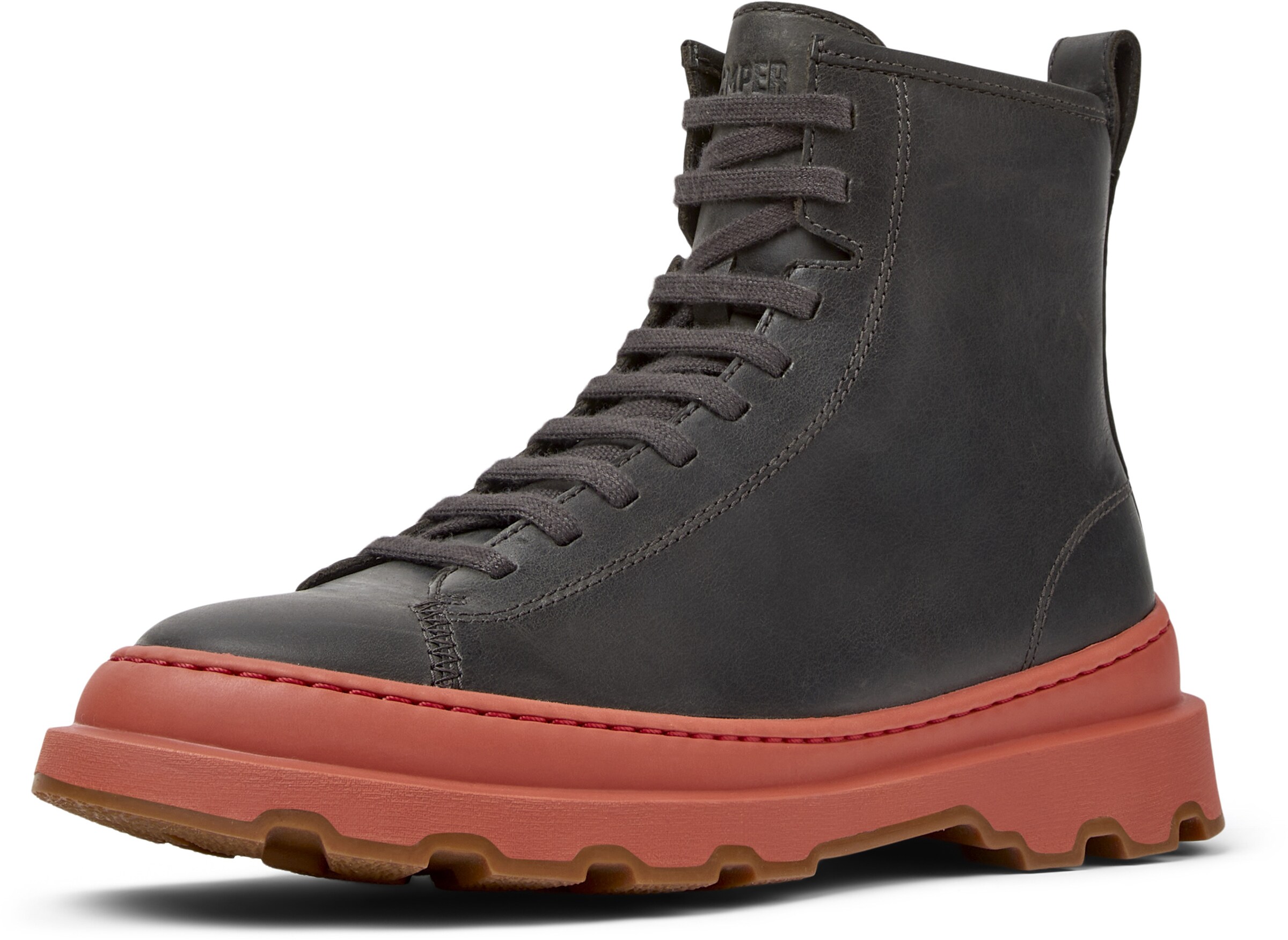 Stivale stringato ' Brutus+ ' di CAMPER in grigio: frontale