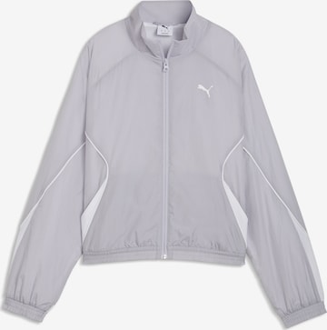 PUMA Sportjacke in Grau: Vorderseite
