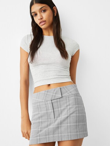 Bershka Skirt in Grey