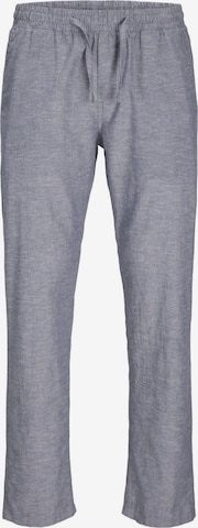 JACK & JONES Pleat-Front Pants in Blue: front