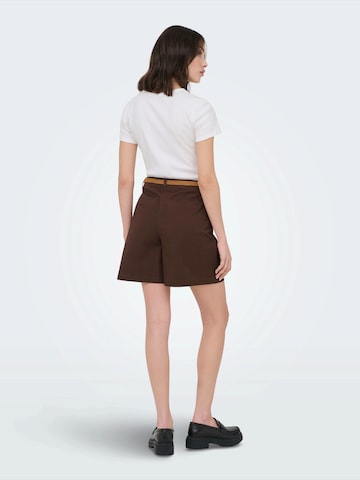 JDY Loosefit Shorts 'JDYCHICAGO' in Braun