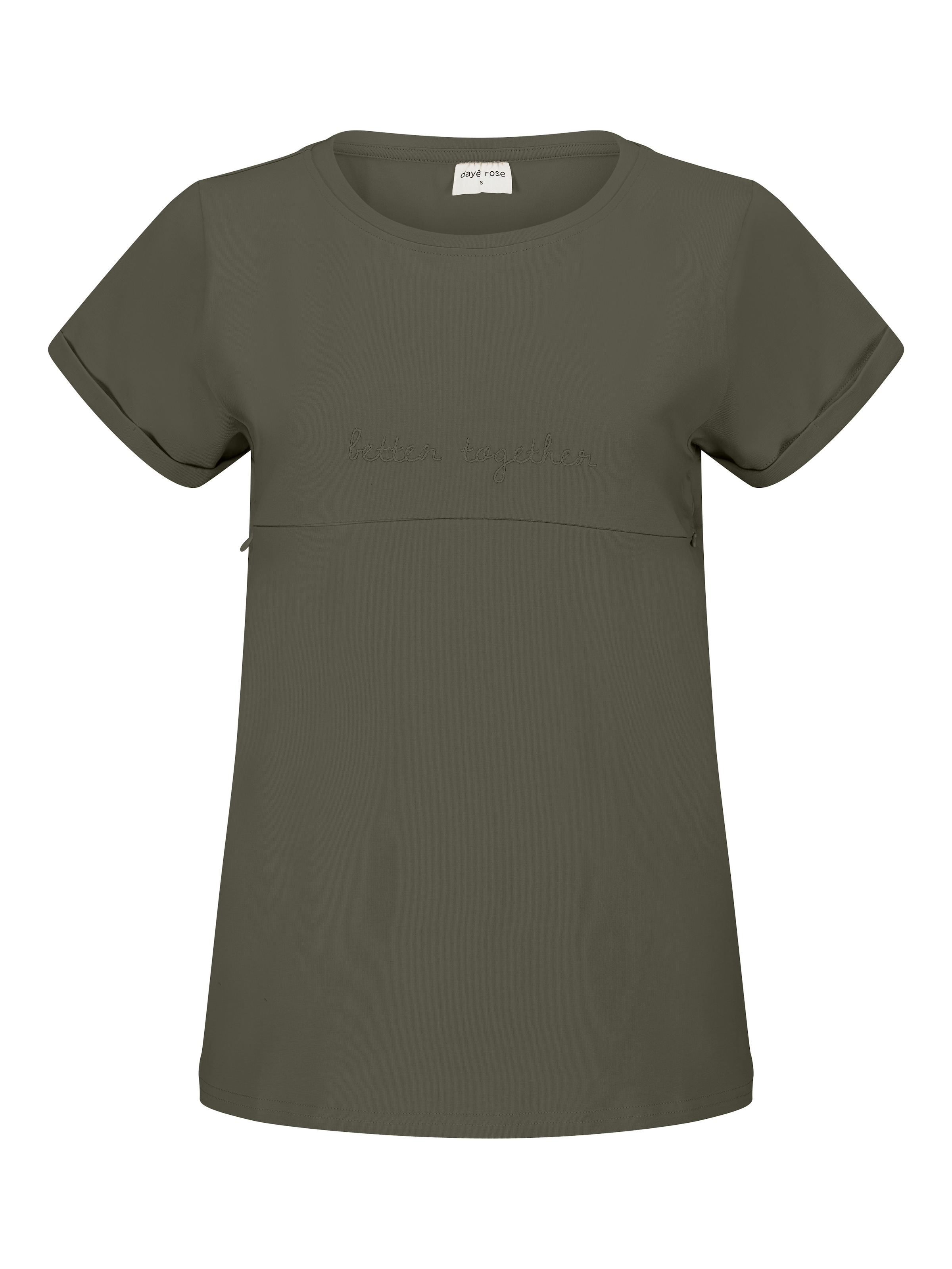 dayê rose Shirt‌‌‌ in Grün: Vorderseite