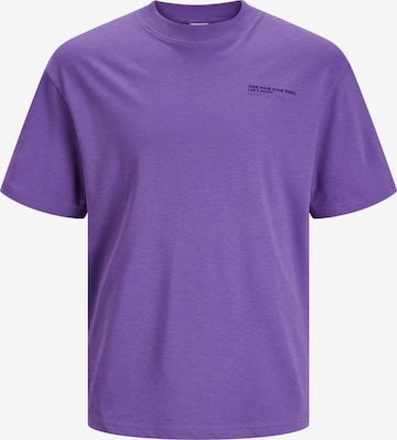 T-Shirt 'THREAD' JACK & JONES en violet : devant