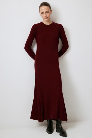 Touche Prive Gebreide jurk in Rood