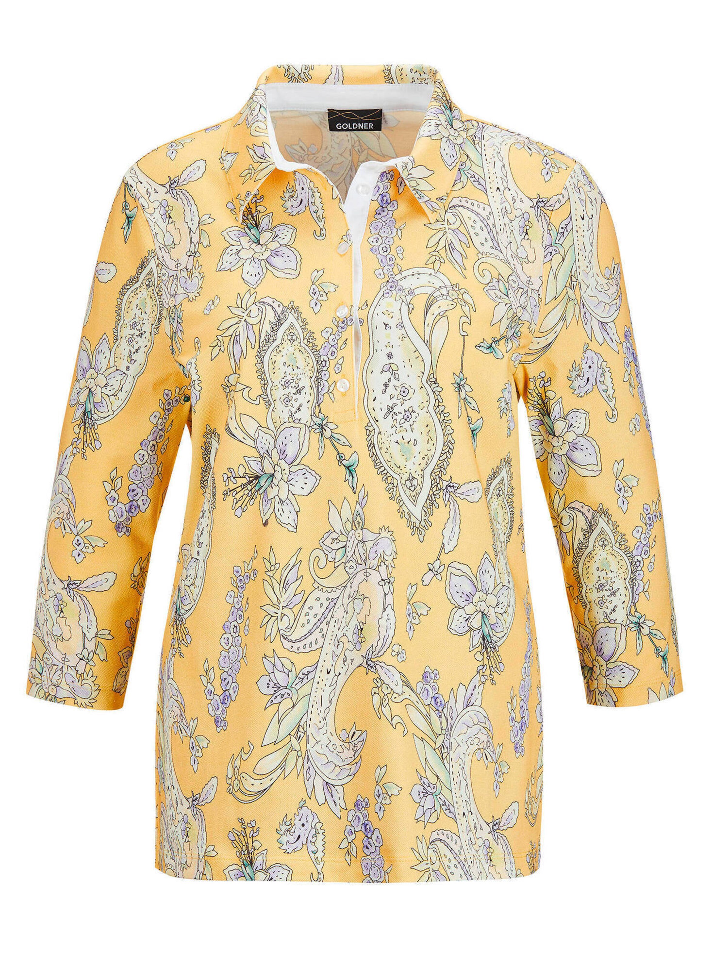 Goldner Shirt in Gelb: Vorderseite