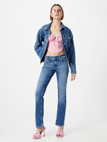 Coupe slim Jean 'SATURN' Pepe Jeans en bleu