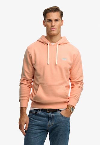 Superdry & Co Sweatshirt 'Essential' in Orange: front