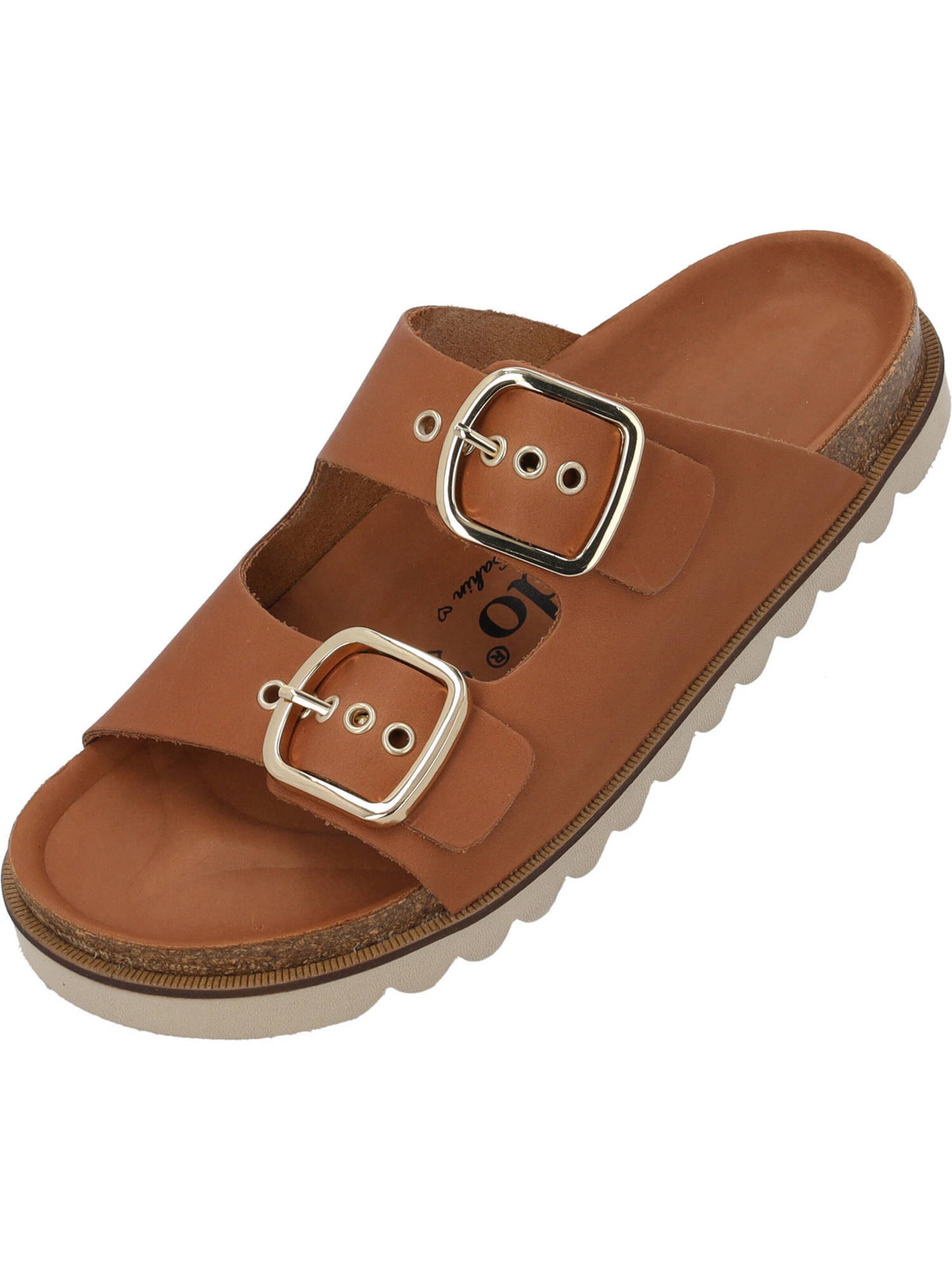 Palado by Sila Sahin Mule 'Korfu' in Brown: front