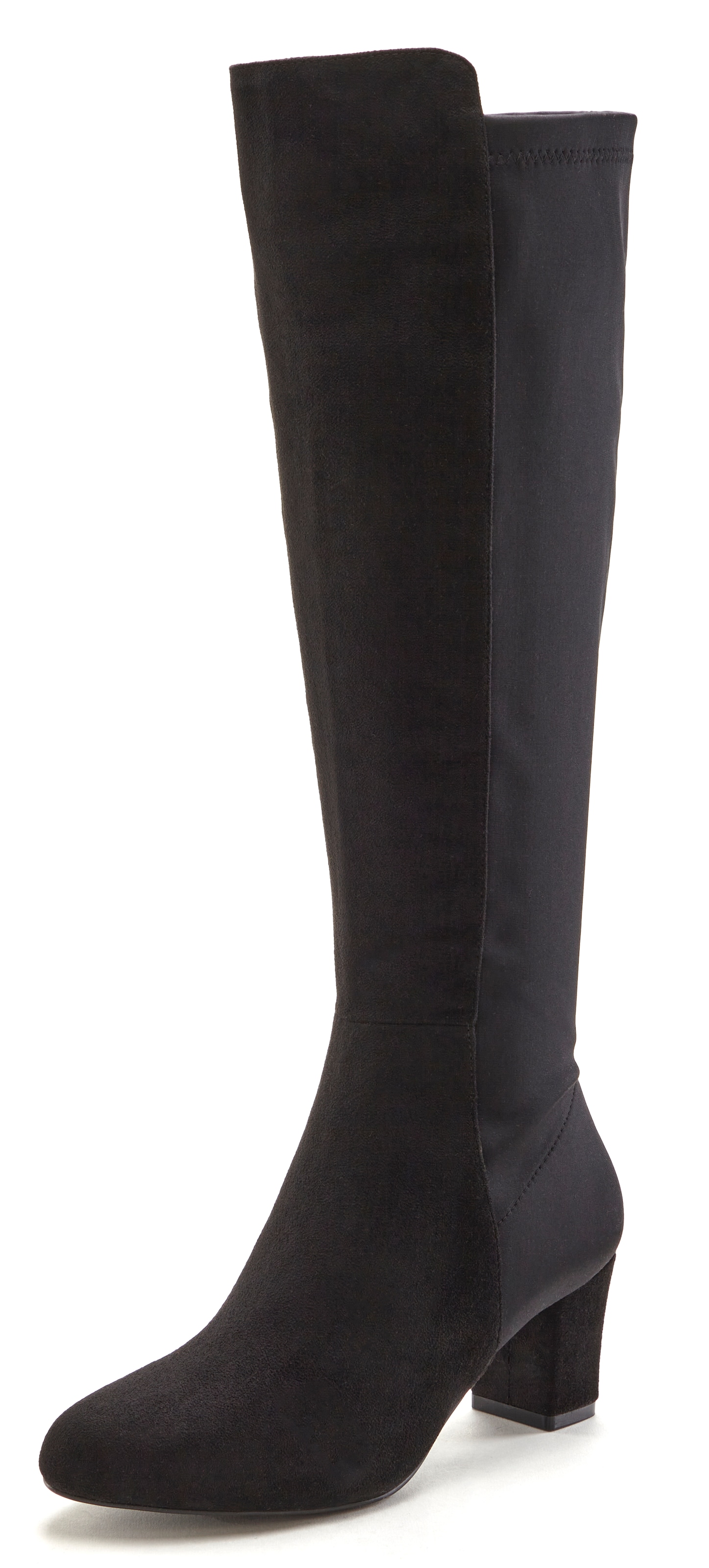 Bottes LASCANA en noir : devant