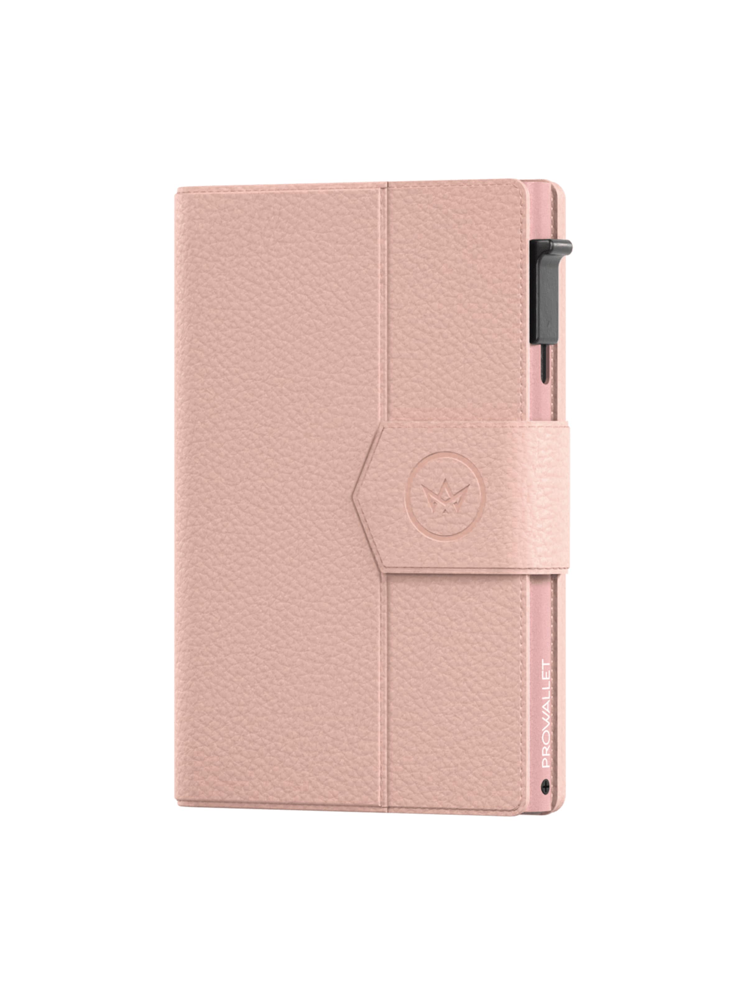 Prowallet Wallet 'Pasjeshouder Plus Pebble' in Pink