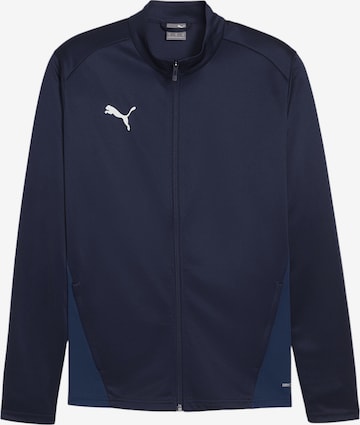 PUMA - Casaco de treino 'Team Goal' em azul: frente