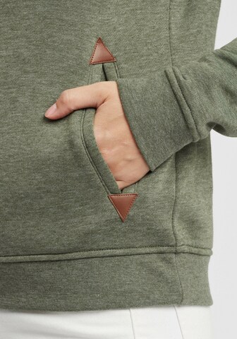 Oxmo Zip-Up Hoodie 'Vicky' in Green