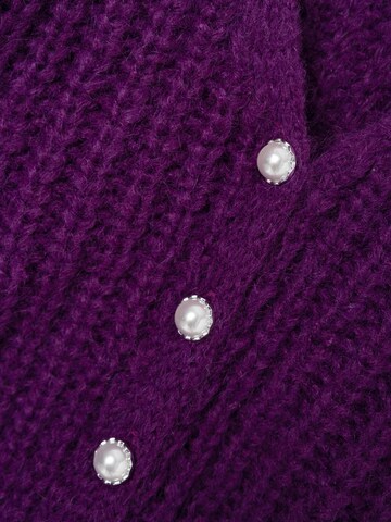 NAME IT Knit Cardigan in Purple