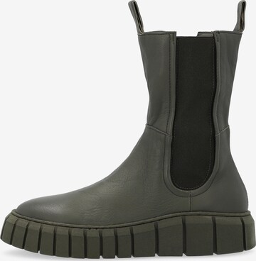 MJUS Chelsea Boots in Green: front